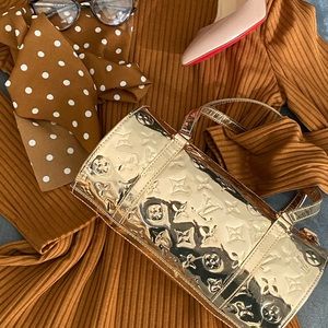 💰Louis Vuitton gold mirror papillon bag💰